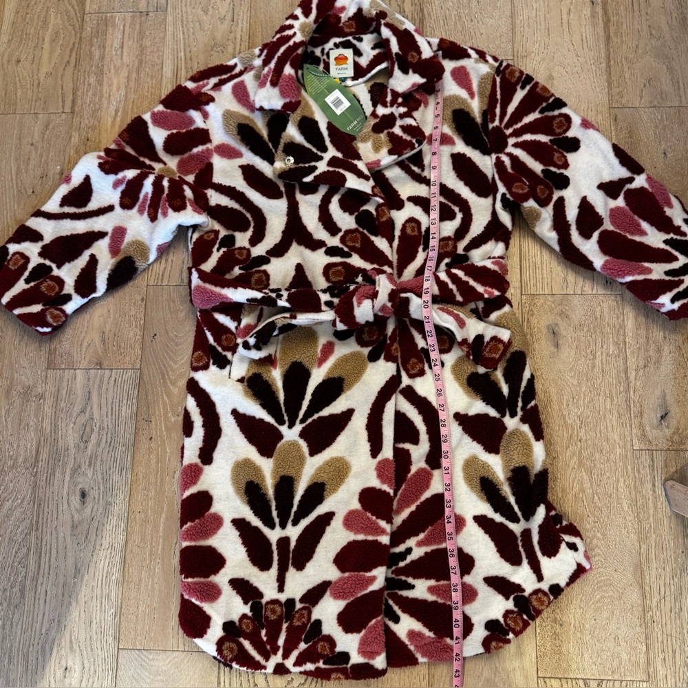FARM RIO Ainika Flowers Fleece Coat - Picture 15 of 15